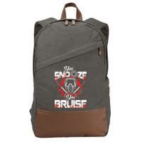 You Snooze You Bruise Funny Paintball Cotton Canvas Backpack
