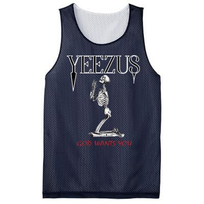 Yeezus Skeleton Mesh Reversible Basketball Jersey Tank