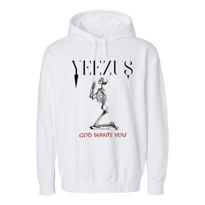 Yeezus Skeleton Garment-Dyed Fleece Hoodie