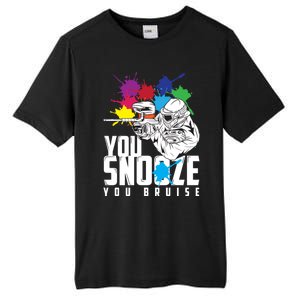 You Snooze You Bruise Funny Paintball Gift Gift Tall Fusion ChromaSoft Performance T-Shirt