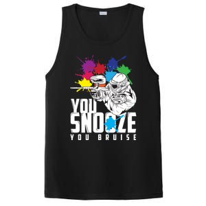 You Snooze You Bruise Funny Paintball Gift Gift PosiCharge Competitor Tank