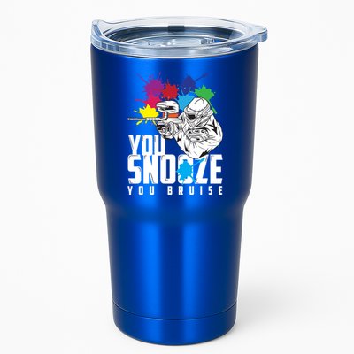 You Snooze You Bruise Funny Paintball Gift Gift Tumbler