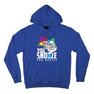 You Snooze You Bruise Funny Paintball Gift Gift Tall Hoodie