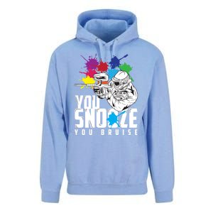 You Snooze You Bruise Funny Paintball Gift Gift Unisex Surf Hoodie