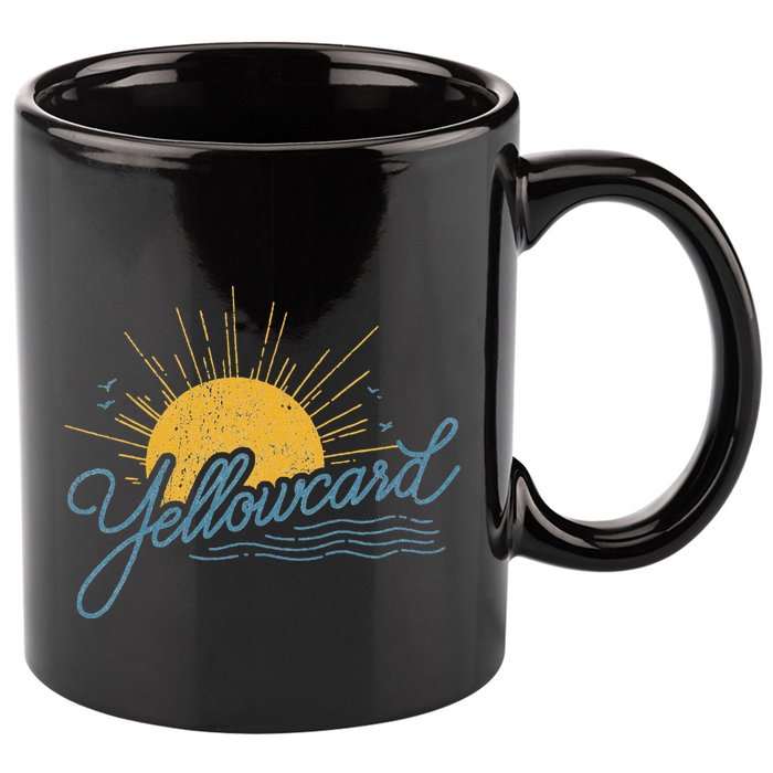 Yellowcard Sun 11oz C Handle Ceramic Mug