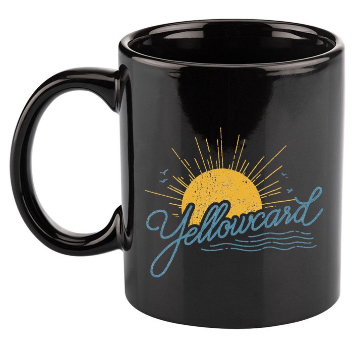Yellowcard Sun 11oz C Handle Ceramic Mug