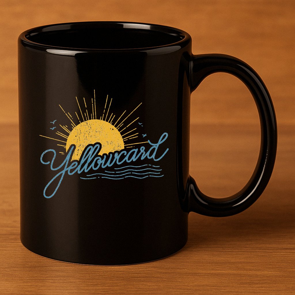 Yellowcard Sun 11oz C Handle Ceramic Mug