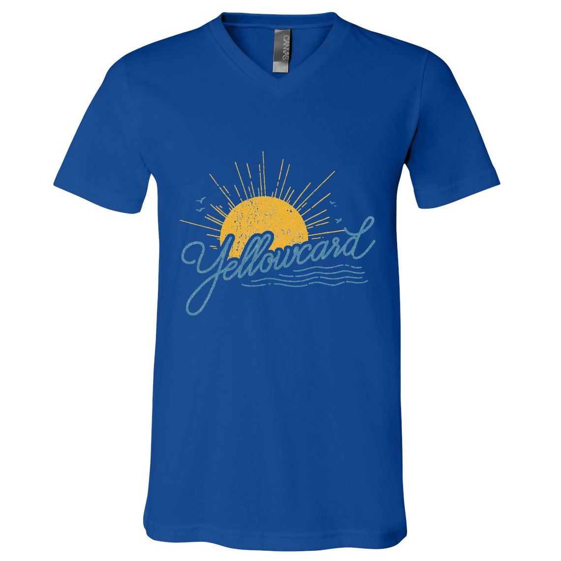 Yellowcard Sun V-Neck T-Shirt