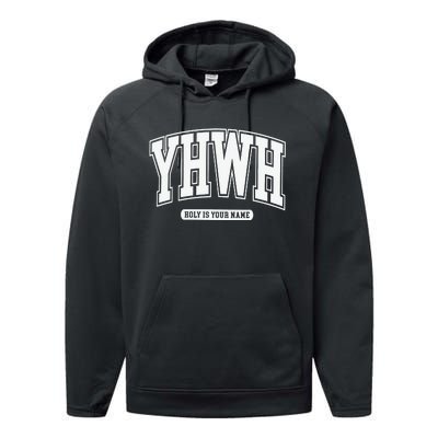 Yhwh Svg Yhwh Varsity Yhwh Christian Performance Fleece Hoodie