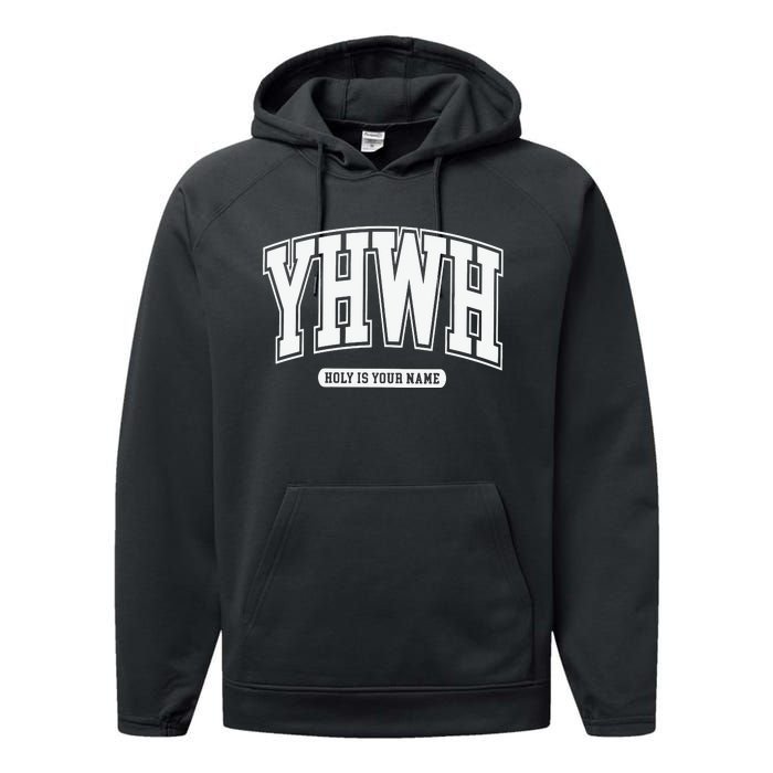 Yhwh Svg Yhwh Varsity Yhwh Christian Performance Fleece Hoodie