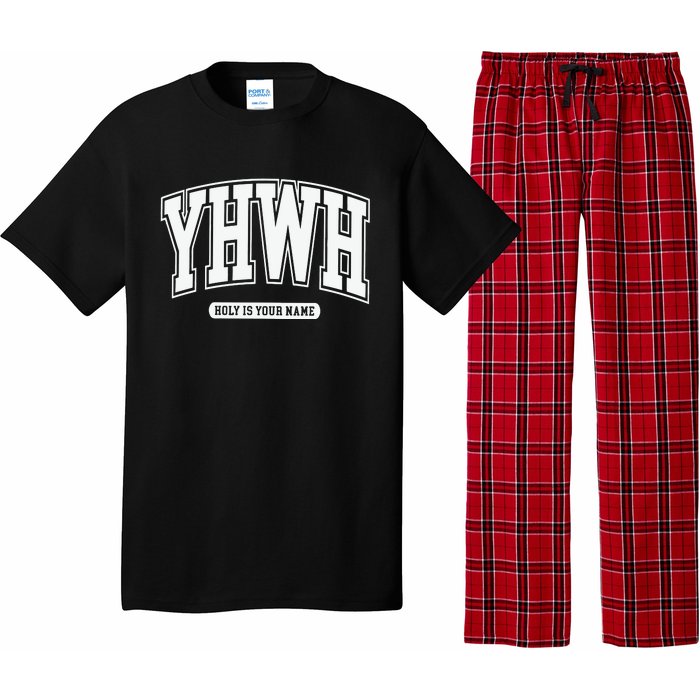 Yhwh Svg Yhwh Varsity Yhwh Christian Pajama Set