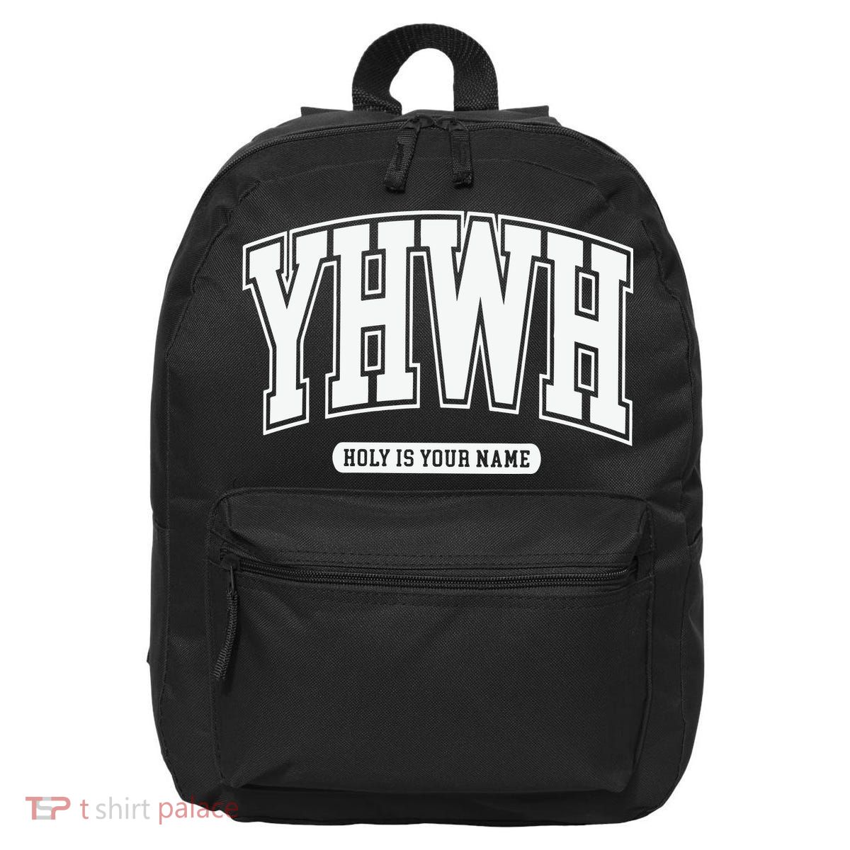 Yhwh Svg Yhwh Varsity Yhwh Christian 16 in Basic Backpack