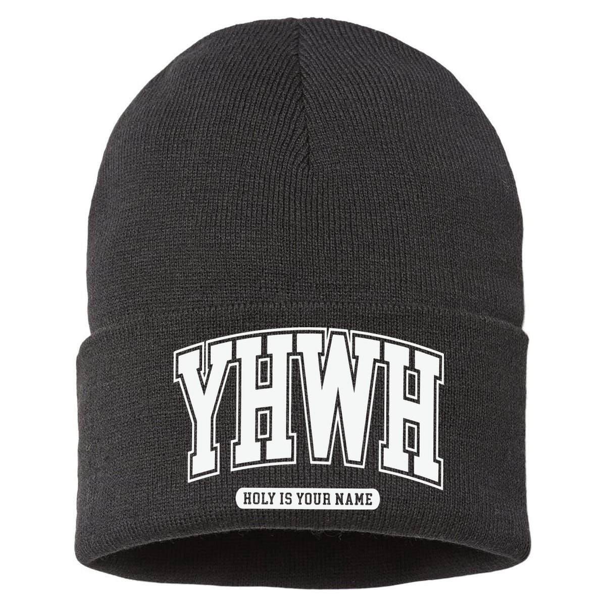 Yhwh Svg Yhwh Varsity Yhwh Christian Sustainable Knit Beanie