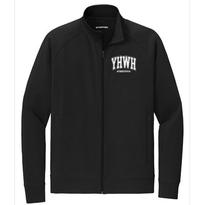 Yhwh Svg Yhwh Varsity Yhwh Christian Stretch Full-Zip Cadet Jacket