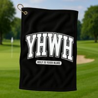 Yhwh Svg Yhwh Varsity Yhwh Christian Golf Towel