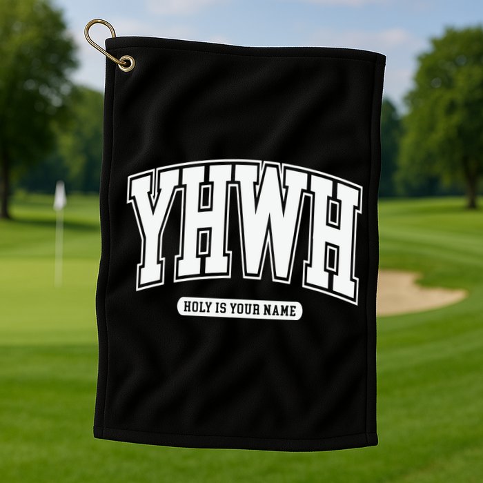 Yhwh Svg Yhwh Varsity Yhwh Christian Golf Towel