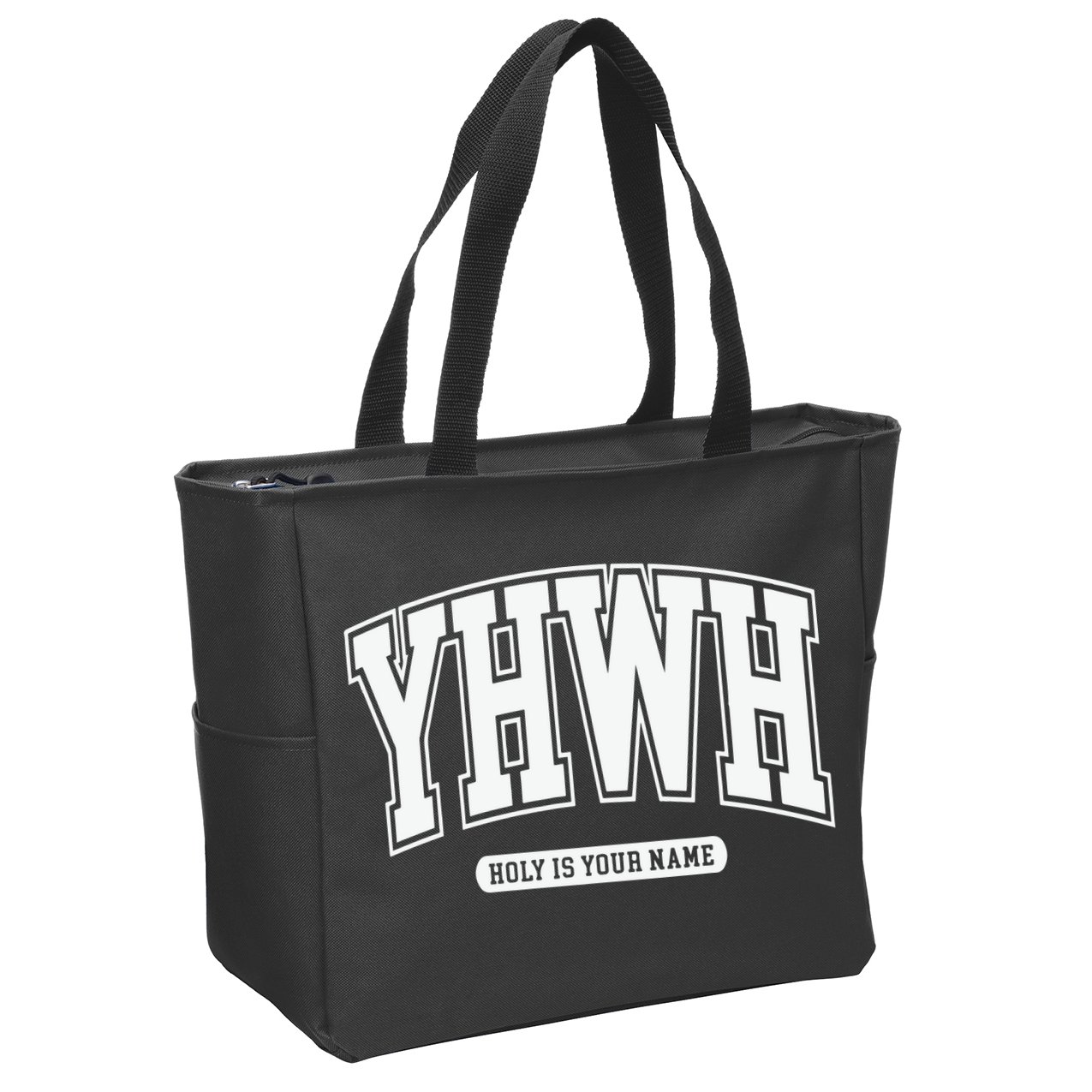 Yhwh Svg Yhwh Varsity Yhwh Christian Zip Tote Bag