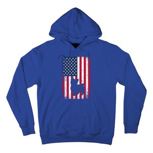 Yorkshire Terrier America Flag Patriot Veteran July 4 Gift Hoodie