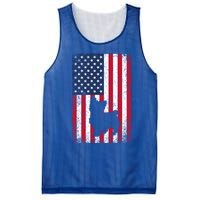 Yorkshire Terrier America Flag Patriot Veteran July 4 Gift Mesh Reversible Basketball Jersey Tank