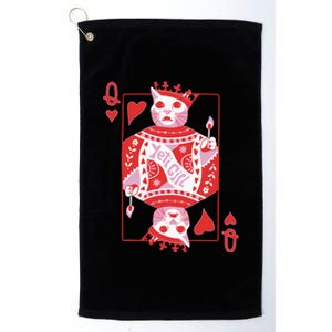 Yeti The Abominable Queen Of My Heart Platinum Collection Golf Towel