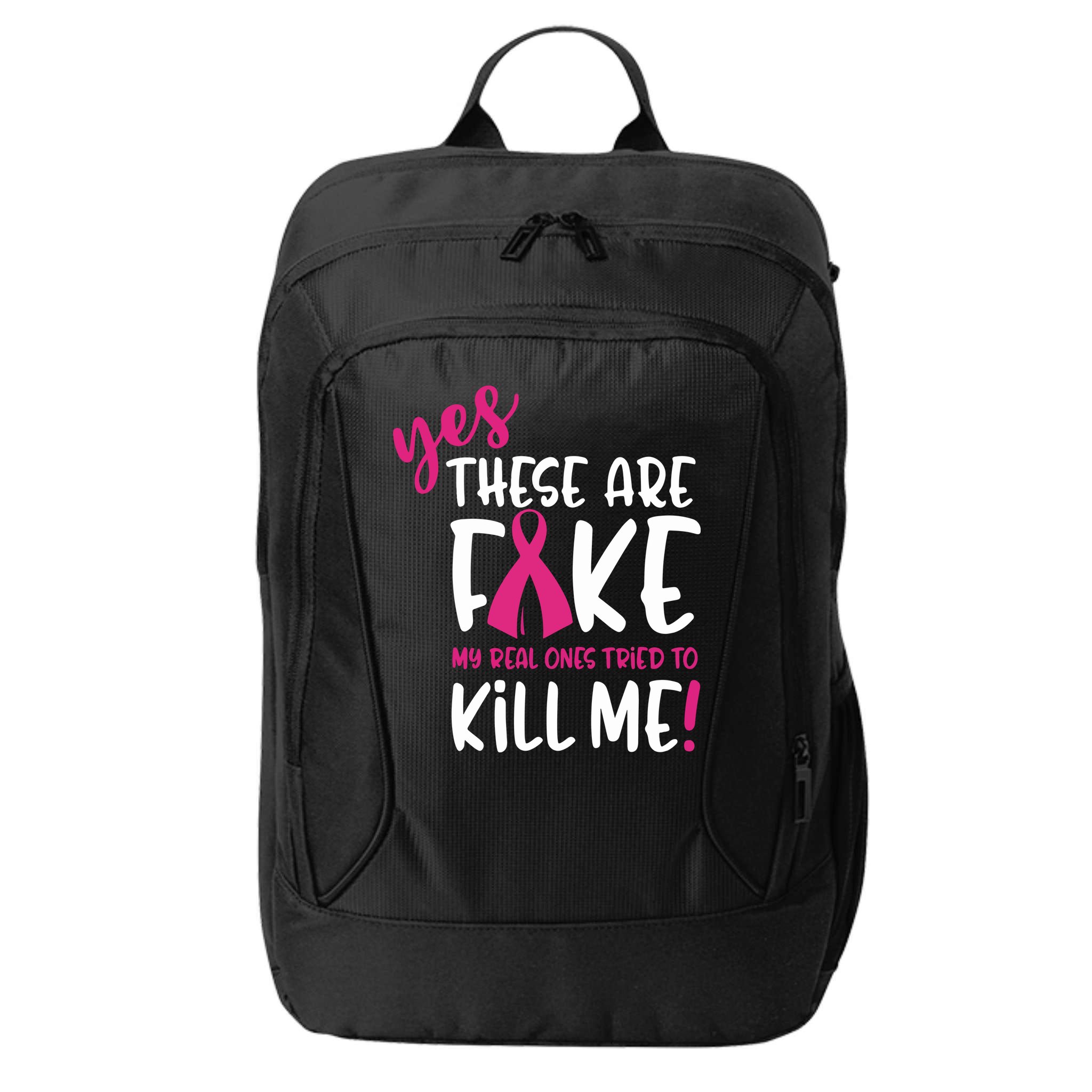 Yes These Are Fake My Real Ones Tried To Kill Me City Backpack