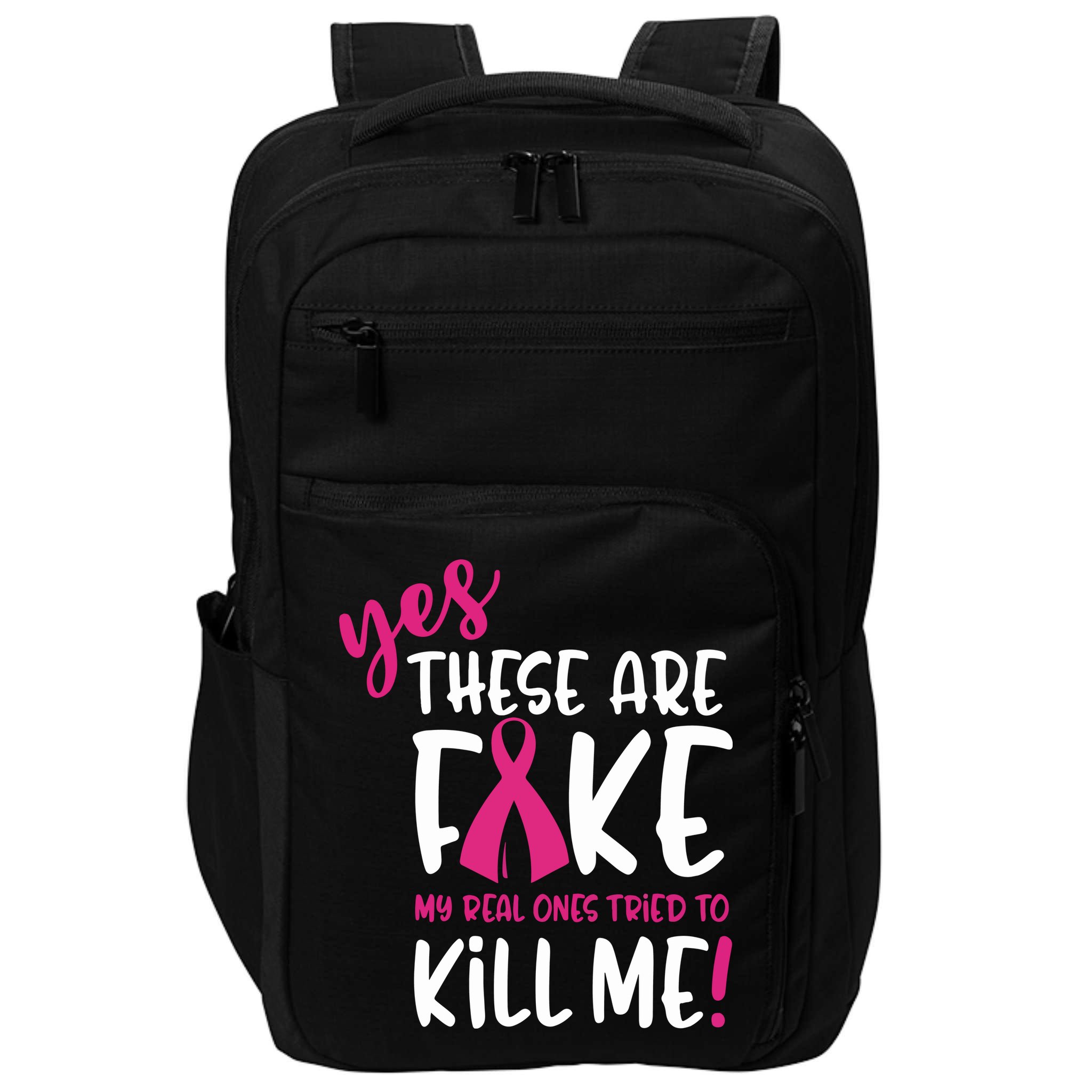 Yes These Are Fake My Real Ones Tried To Kill Me Impact Tech Backpack