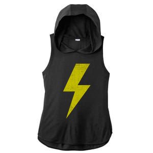 Yellow Team Bolt Of Lightning Game Design Gift Ladies PosiCharge Tri-Blend Wicking Draft Hoodie Tank