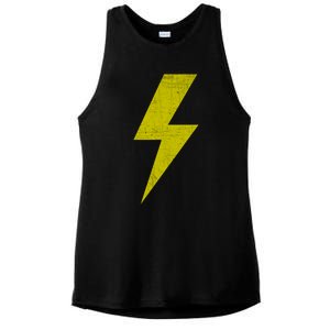 Yellow Team Bolt Of Lightning Game Design Gift Ladies PosiCharge Tri-Blend Wicking Tank