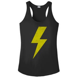 Yellow Team Bolt Of Lightning Game Design Gift Ladies PosiCharge Competitor Racerback Tank