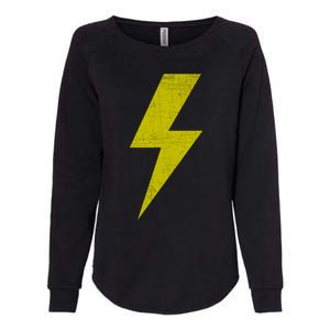 Yellow Team Bolt Of Lightning Game Design Gift Womens California Wash Sweatshirt