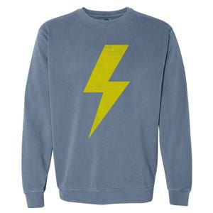 Yellow Team Bolt Of Lightning Game Design Gift Garment-Dyed Sweatshirt