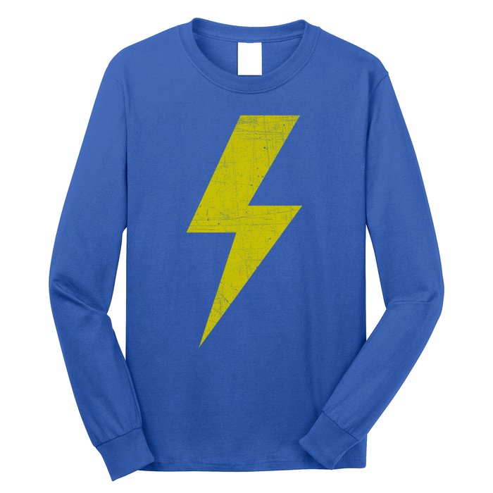 Yellow Team Bolt Of Lightning Game Design Gift Long Sleeve Shirt