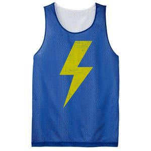 Yellow Team Bolt Of Lightning Game Design Gift Mesh Reversible Basketball Jersey Tank