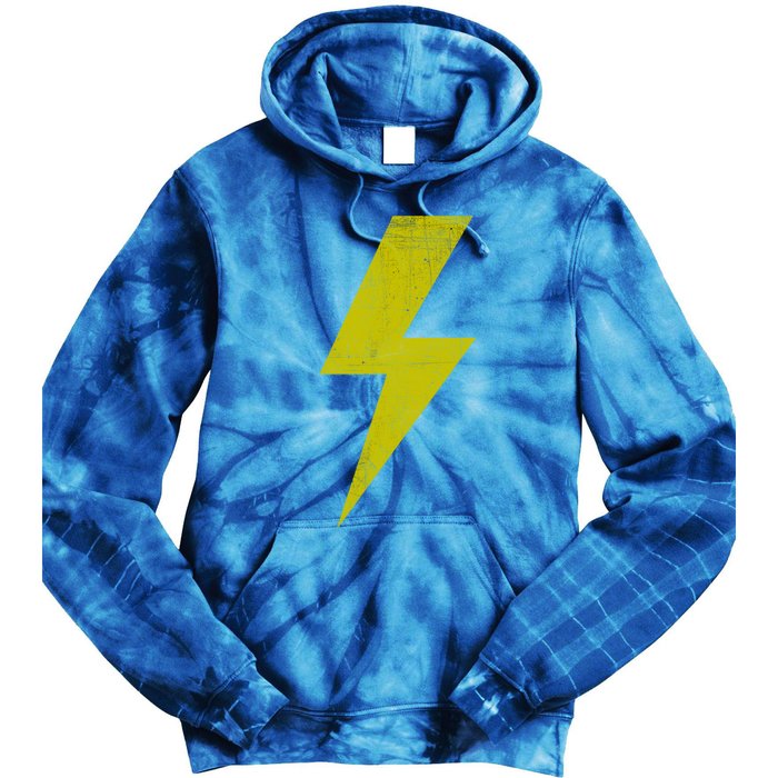 Yellow Team Bolt Of Lightning Game Design Gift Tie Dye Hoodie