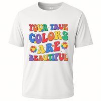 Your True Colors Are Beautiful LGBT Rainbow Pride Flag Cooling Performance Crew T-Shirt