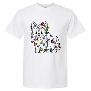 Yorkshire Terrier Christmas Yorkie Garment-Dyed Heavyweight T-Shirt