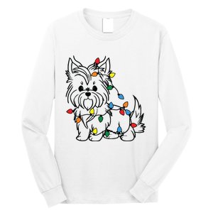 Yorkshire Terrier Christmas Yorkie Long Sleeve Shirt