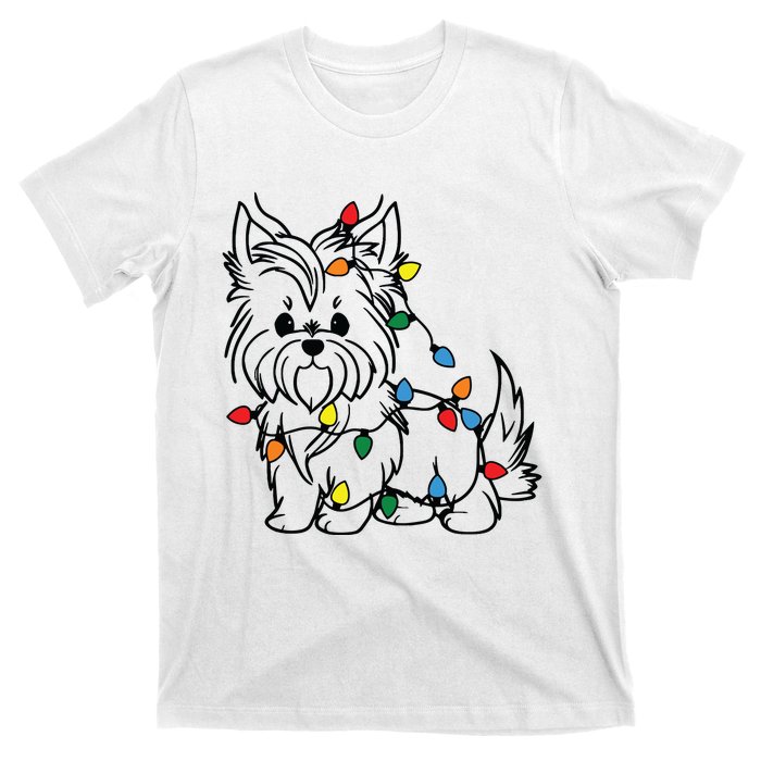 Yorkshire Terrier Christmas Yorkie T-Shirt