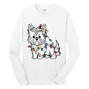 Yorkshire Terrier Christmas Yorkie Tall Long Sleeve T-Shirt