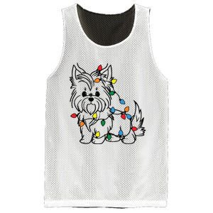 Yorkshire Terrier Christmas Yorkie Mesh Reversible Basketball Jersey Tank