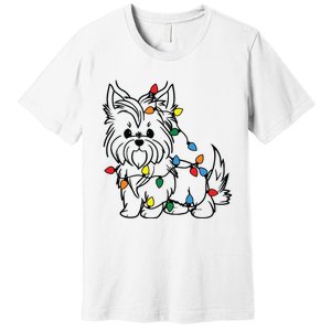 Yorkshire Terrier Christmas Yorkie Premium T-Shirt