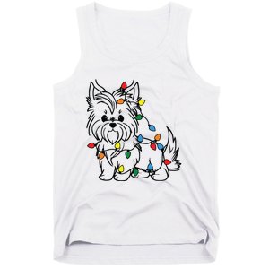 Yorkshire Terrier Christmas Yorkie Tank Top