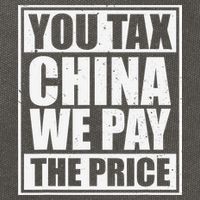 You Tax China We Pay The Price Anti Tariffs Cotton Canvas Backpack