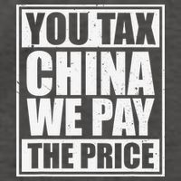 You Tax China We Pay The Price Anti Tariffs Vector Backpack