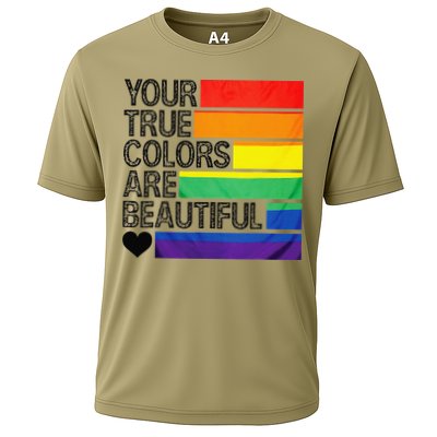 Your True Colors Are Beautiful Rainbow LGBT Pride Month Performance Shirt
