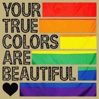 Your True Colors Are Beautiful Rainbow LGBT Pride Month Cooling Performance Crew T-Shirt
