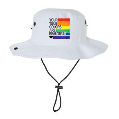 Your True Colors Are Beautiful Rainbow LGBT Pride Month Bucket Hat