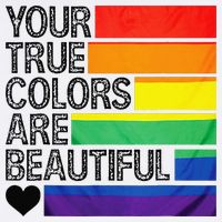 Your True Colors Are Beautiful Rainbow LGBT Pride Month Bucket Hat