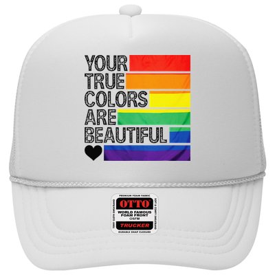 Your True Colors Are Beautiful Rainbow LGBT Pride Month Trucker Hat