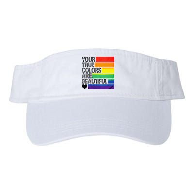 Your True Colors Are Beautiful Rainbow LGBT Pride Month Visor